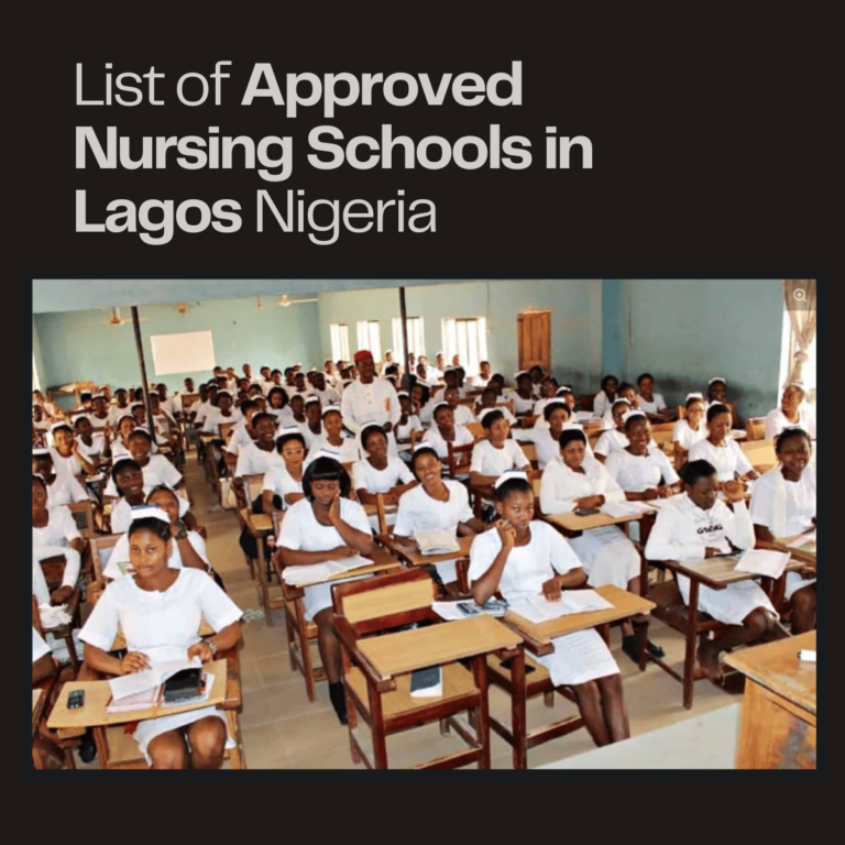 List of Approved Nursing Schools in Lagos Nigeria