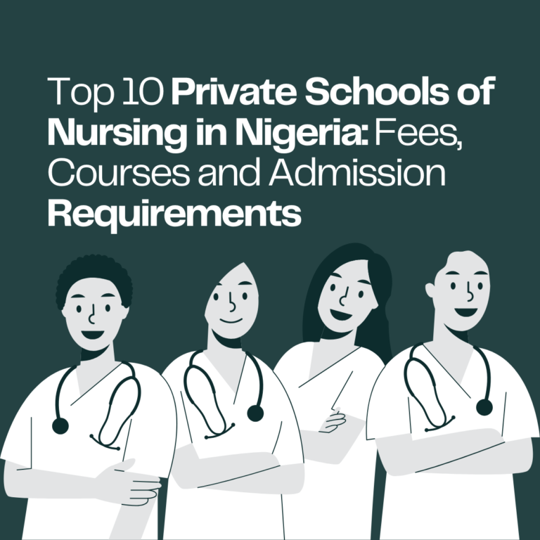 Top 10 Private Schools of Nursing in Nigeria: Fees, Courses and Admission Requirements